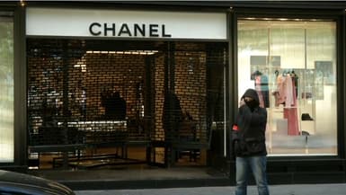 La boutique Chanel, avenue Montaigne, braquée en 2020.