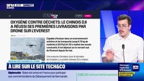 À lire sur le site Tech&Co : Oxygène contre déchets : le chinois DJI a réussi ses premières livraisons par drone sur l'Everest, par Sylvain Trinel - 05/06