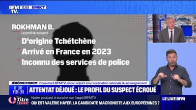 Attentat déjoué : le profil du suspect écroué - 01/06