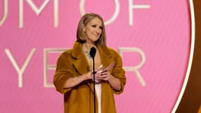 Céline Dion sur la scène des Grammy Awards à Los Angeles ce dimanche 4 février 2024