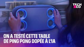 Cette table de ping-pong dopée à l'IA peut révolutionner son sport