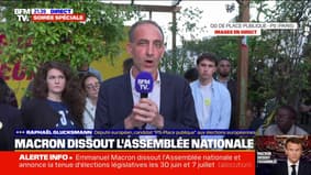 "Désormais, le président de la République obéit à Jordan Bardella", estime Raphaël Glucksmann