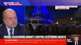 Dissolution de l'Assemblée nationale: "Pensez-vous qu'on peut travailler en permanence sous la menace d'une censure?", justifie Éric Dupond-Moretti