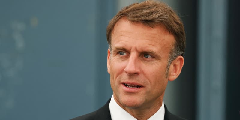 Emmanuel Macron à Oradour-sur-Glane le 10 juin 2024