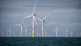 Un parc éolien en mer au large d'Ostende, en Belgique, en octobre 2019 (photo d'illustration).