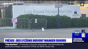 Fréjus: des lycéens contraints de manger dehors en raison d'un manque de place à la cantine