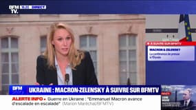 Guerre en Ukraine: "Emmanuel Macron avance d'escalade en escalade", affirme Marion Maréchal (Reconquête)