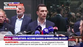 "J'ai eu un certain nombre de discussions avec les Républicains", confie Jordan Bardella