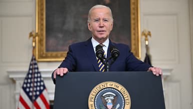 Joe Biden à la Maison-Blanche le 6 février 2024