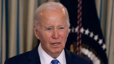 Joe Biden à Washington le 28 février 2024