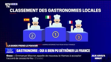 LA BANDE PREND LE POUVOIR - Gastronomie: qui a bien pu détrôner la France?