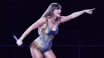 La chanteuse américaine Taylor Swift lors d'un concert.