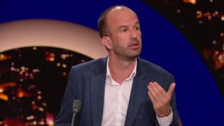 Le coordinateur de La France insoumise, Manuel Bompard, sur le plateau de BFMTV le 28 mai 2024 