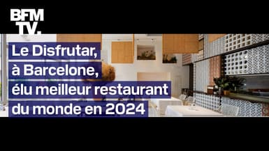 Le Disfrutar, à Barcelone, élu meilleur restaurant du monde en 2024 