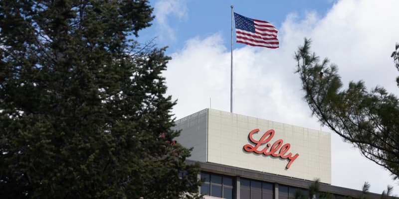 Le siège du groupe pharmaceutique Eli Lilly à Indianapolis (Indiana), le 17 mai 2024.