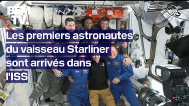 Les premiers astronautes du vaisseau Starliner sont arrivés dans la Station spatiale internationale 