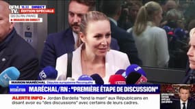 Marion Maréchal: "J'ai un certain nombre de rendez-vous qui sont prévus avec des membres des Républicains" 