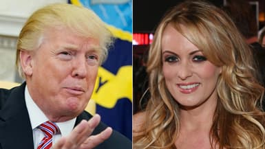 Donald Trump et Stormy Daniels, 14 février 2018