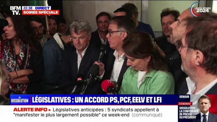 Olivier Faure (PS): "Nous sommes disposés à travailler ensemble avec vous, avec toutes celles et ceux qui ne se résolvent pas à faire de la France un pays qui succombe à l'extrême droite"