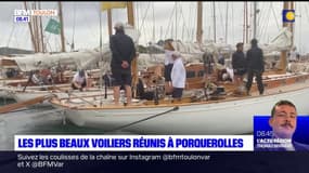 Porquerolles: les plus beaux voiliers réunis le temps d'une course