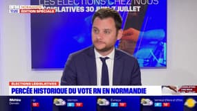 RN en tête des Européennes: Damien Adam affirme que "c'est toujours un choc"